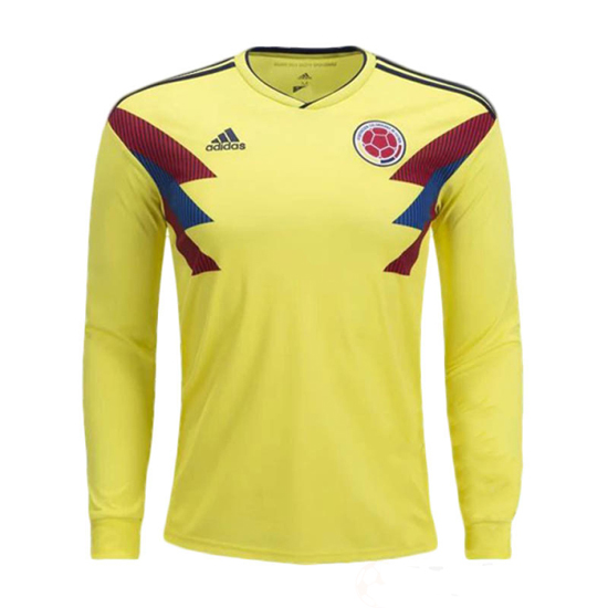 Maglia Colombia home manica lunga 2018 - Clicca l'immagine per chiudere